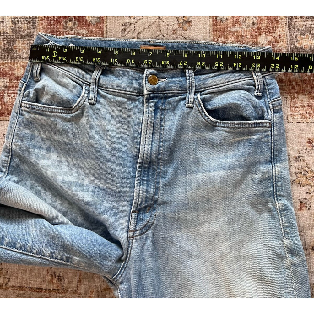 Mother The Hustler Ankle Fray Shaken Not Stirred Denim Jeans Womens Size 28 - Picture 6 of 10